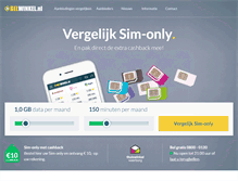 Tablet Screenshot of belwinkel.nl